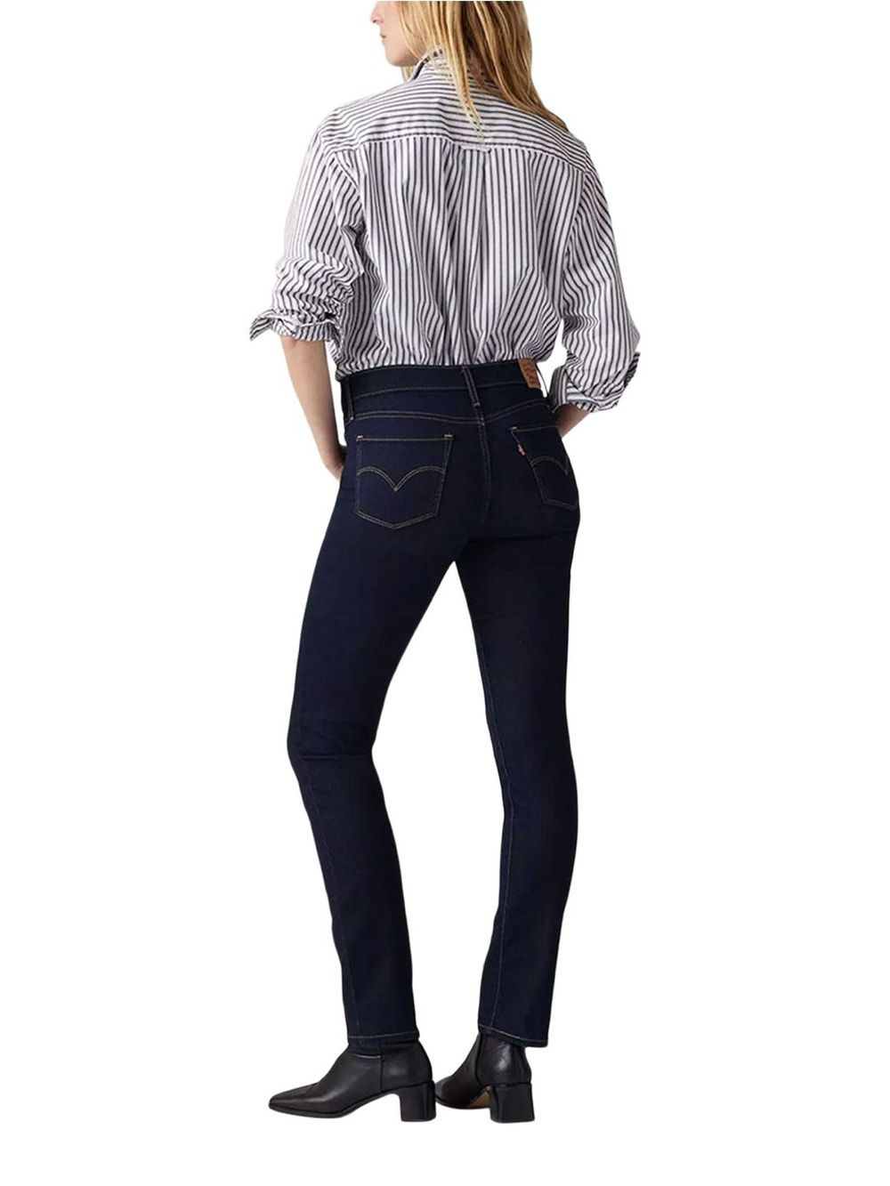 Levi's Women's 312 Shaping Mid Rise Slim Jeans size 30 - Dark blue